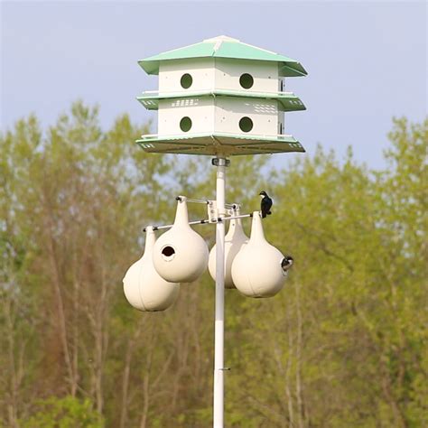 metal martin house|12 room purple martin house.